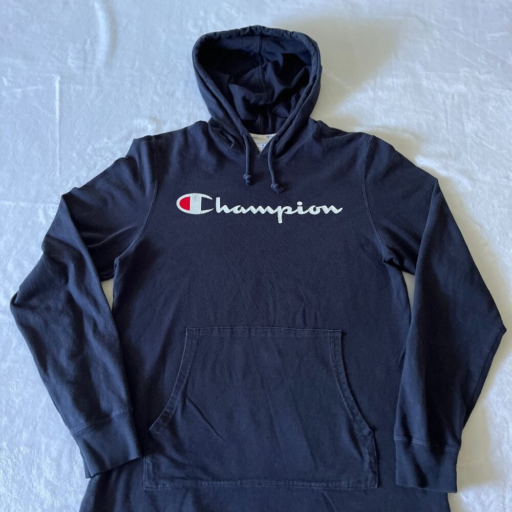 Navy Jersey Hoodie Middleweight Men M Champion